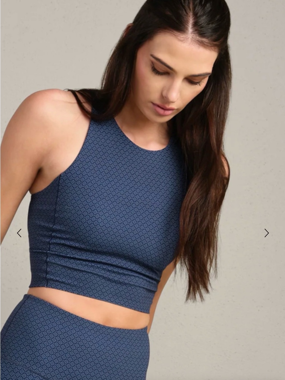 RHONE Navy Blue longline bra